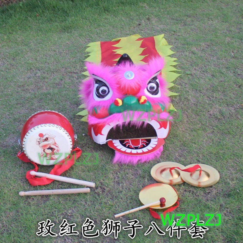 Танцевальный Костюм Льва мультяшный барабан-гонг для мальчиков и девочек