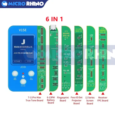 Программатор JC V1SE для iPhone 7 8 XR XS MAX 11 12 13, Фоточувствительный, оригинальный цвет, сенсорный, True Fingerprint, инструменты для ремонта батареи