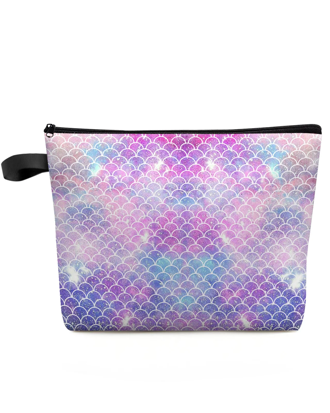 

Mermaid Scales Colorful Makeup Bag Pouch Travel Essentials Lady Women Cosmetic Bags Toilet Organizer Kids Storage Pencil Case