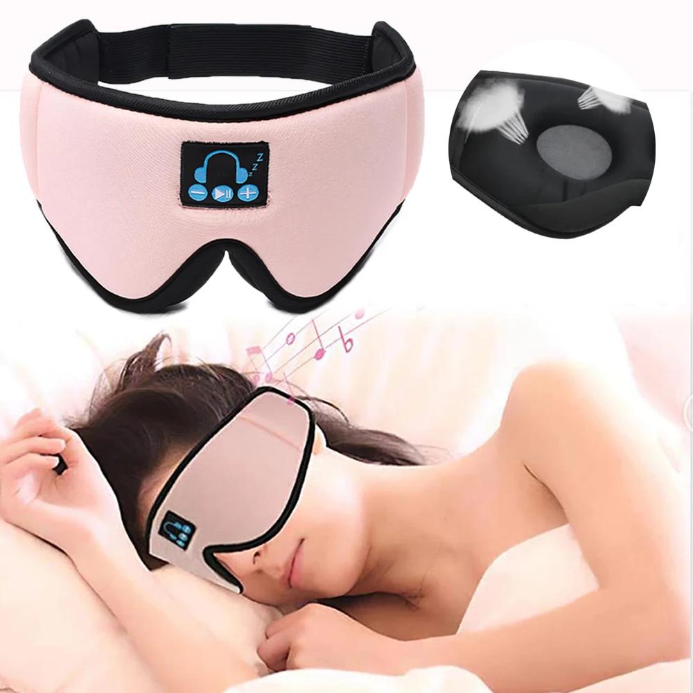 

Smart Bluetooth Music Sleeping Eye Mask Sleep Earphones Eyes Care Relief Device Soft Elastic Comfortable Headphones