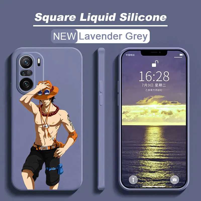 Portgas D. Ace One Piece Case For Xiaomi 12T 13 11 Lite NE 12X 12S 11T Pro 5G 11i Redmi 12C 11A A2 A1 Plus 10A 10C 9A 9T 9C