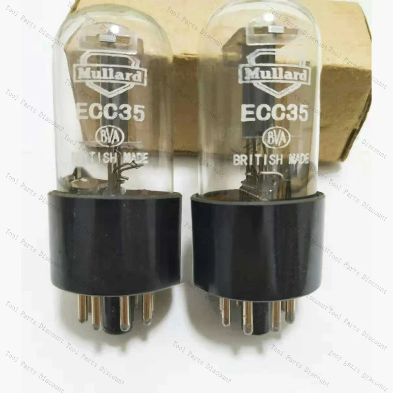 Британская вакуумная лампа Mullard ECC35, замена для 6SL7, 6N9P, 6H9C, 5693, для аудиоусилителей. (art.: 3920d90ab4812) - 3920d90ab4812