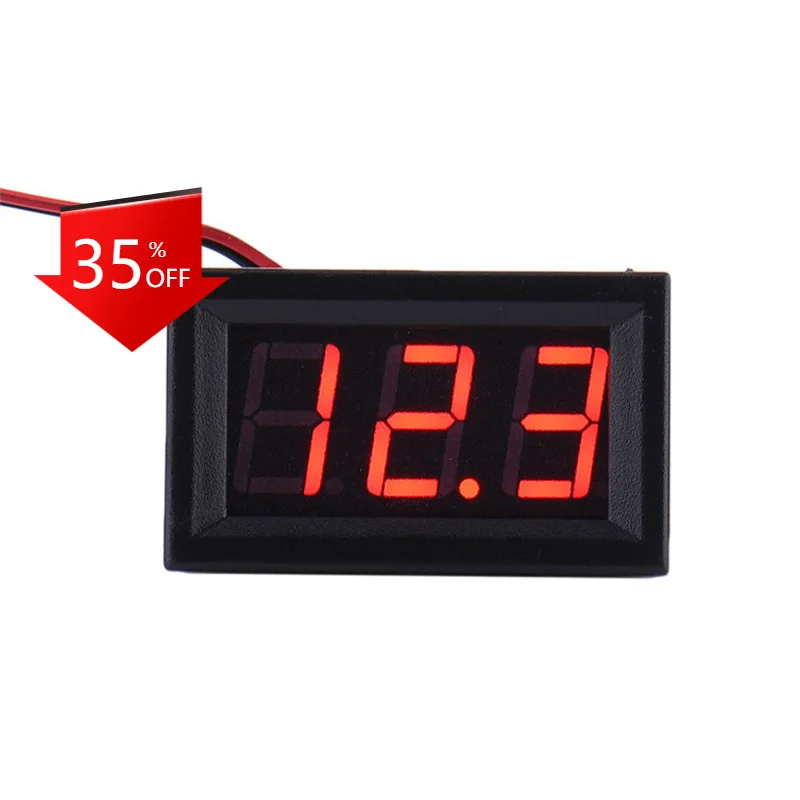 

Mini 0.56 Led Digital Tube DC 4.50-30V Voltmeter For Measuring Battery Voltage