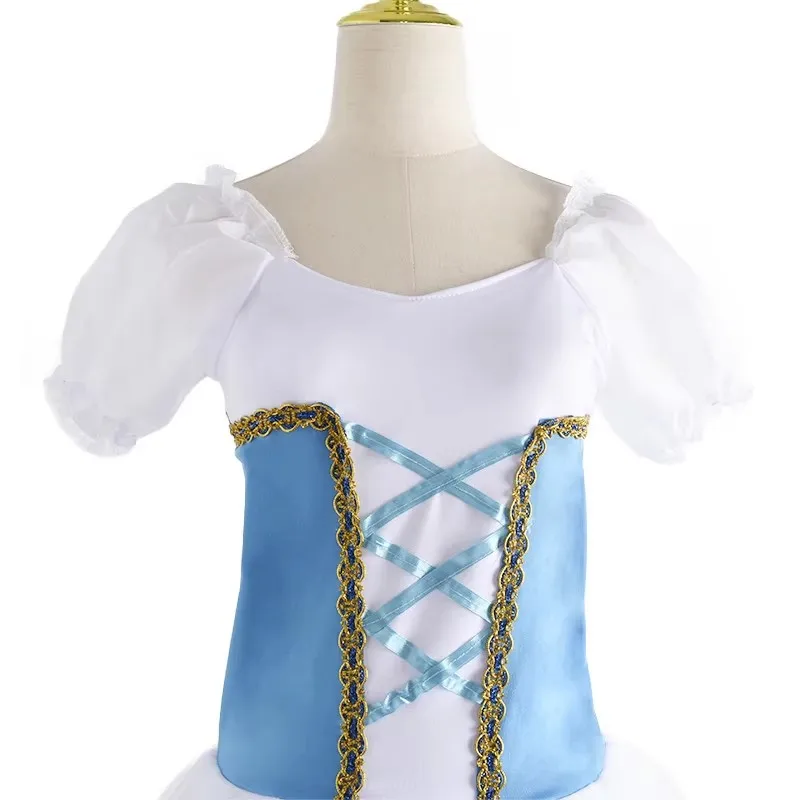 Giselle professional Ballet Dance Ballerina tutu Dress For Girls Women Stage Performance Costume Long Dancing Dresses