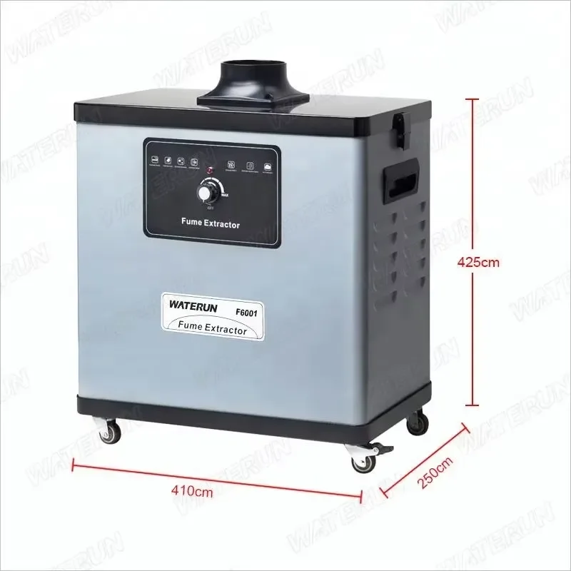 Фото Новое оборудование для очистки воздуха Waterun 210W с мощностью всасывания 310 м³/ч и 3-ступенчатой системой фильтрации для удаления сварочного дыма и паяльных испарений №3
