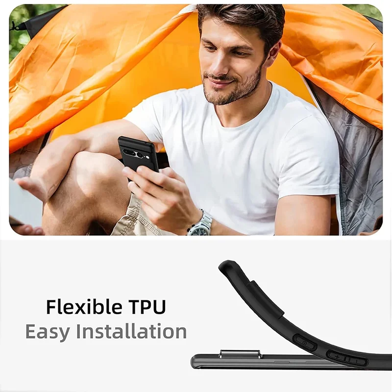 Ультратонкий Роскошный Матовый силиконовый мягкий чехол для Google Pixel 9 XL 8 8A 7 6 6A Pro