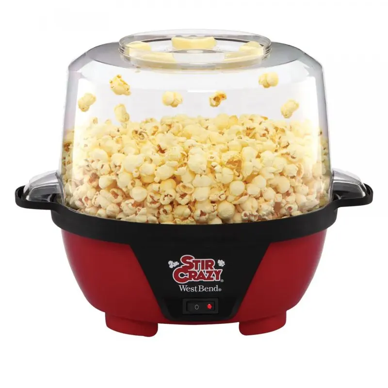 

Stir Crazy Popcorn Machine, Red, 6qt