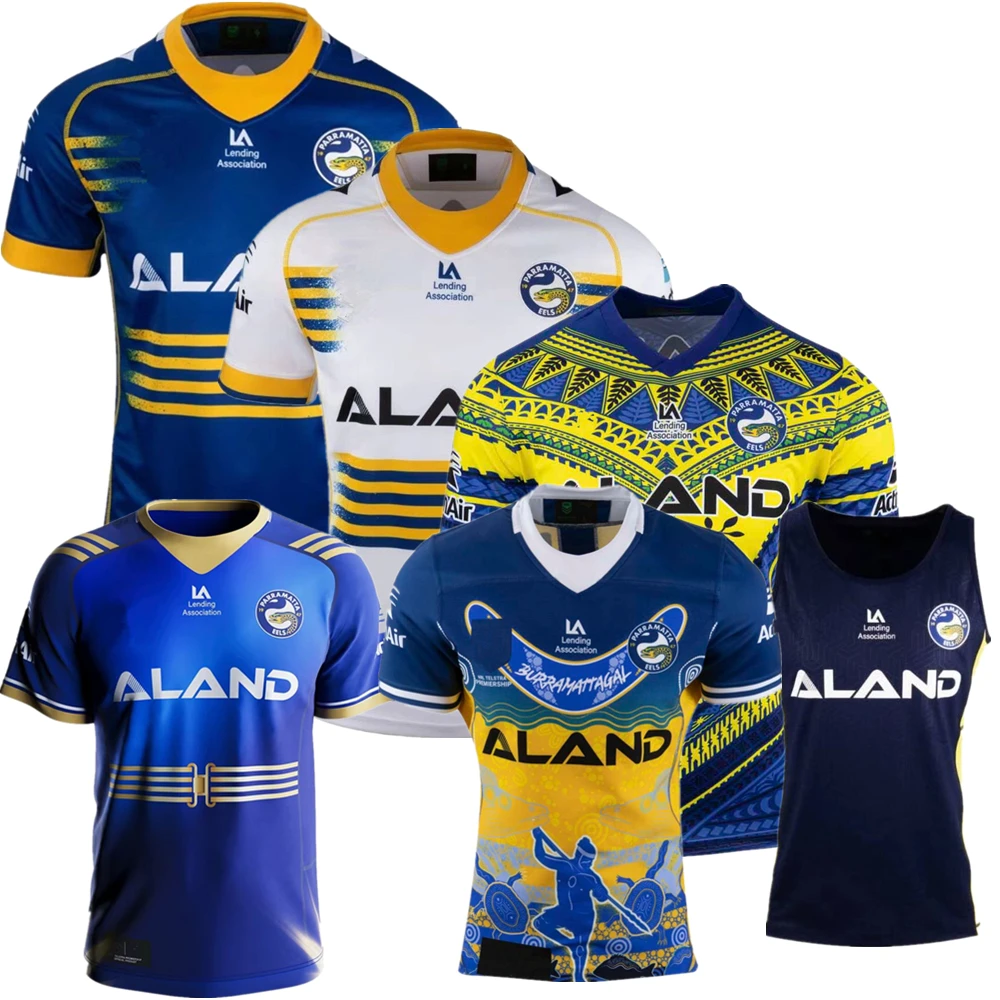 

2023 2024 Parramatta Eels INDIGENOUS anzac rugby jersey Home Away jersey Australia Parramatta Eels Retro Rugby shirt Jerseys