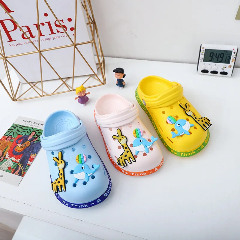 

Sandalias New Baby Sandals Cute Cartoon Animal Boys Girls Soft Sole Shoe 1-13 Year Old Infants Toddlers Non Slip Children Shoes