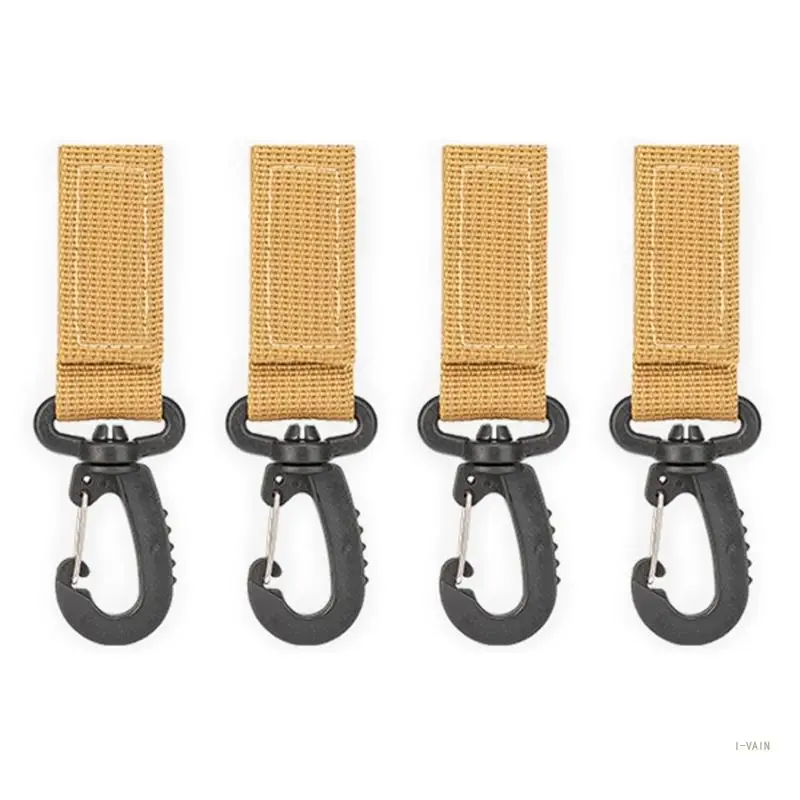 M5TC 4 шт. нейлоновые пряжки зажим для ремня подвесной крючок ключей карабин