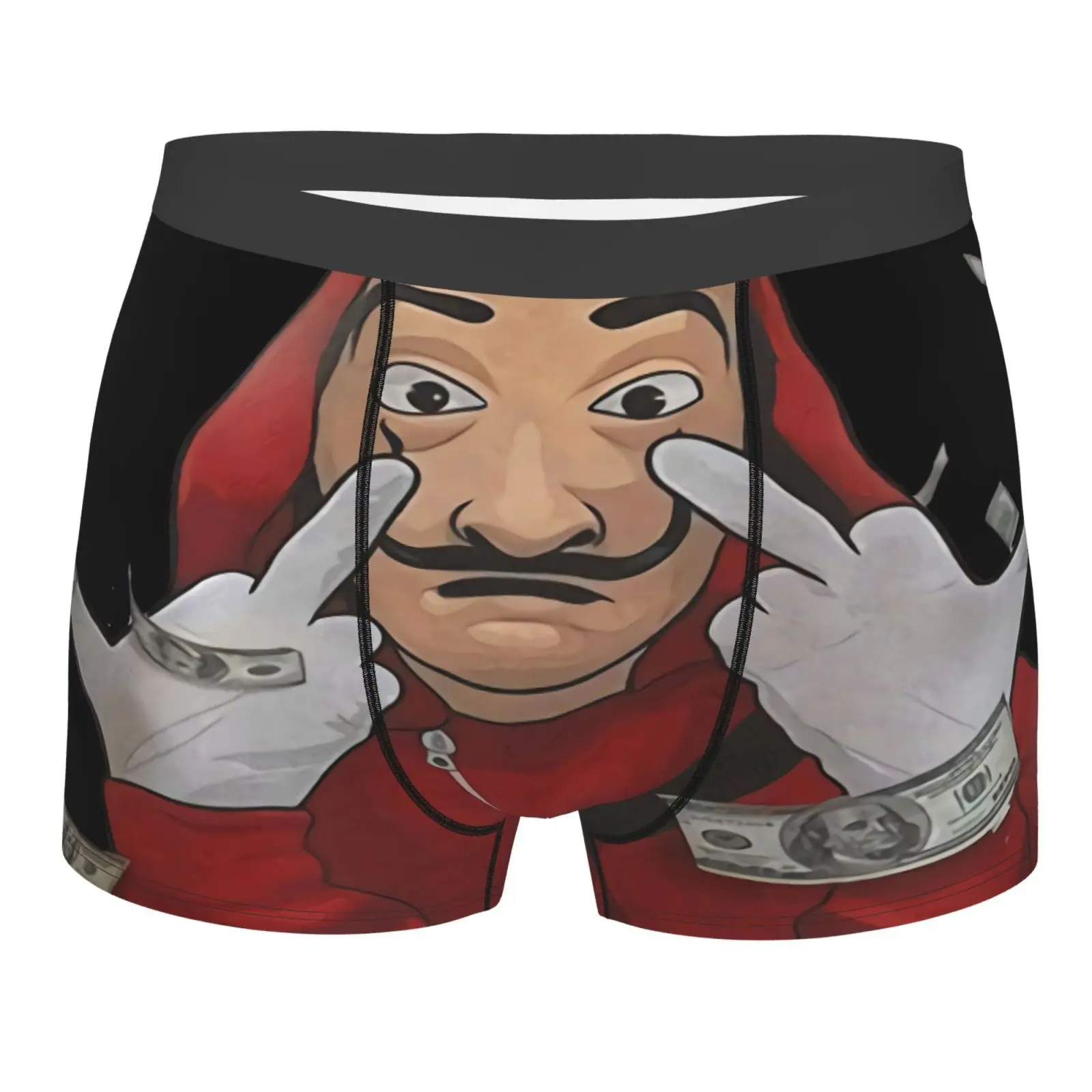 

Money Heist House Of Paper La Men's Panties Underwear Sexy Man Mutandine E Boxer E Slip Set Sexy Men Green Mens Sheer For Boys