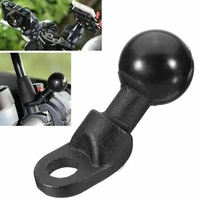 motorcycle angled base w 10mm hole 1 ball head adapter work for ram mounts for gopro camera smartphone for garmin gps