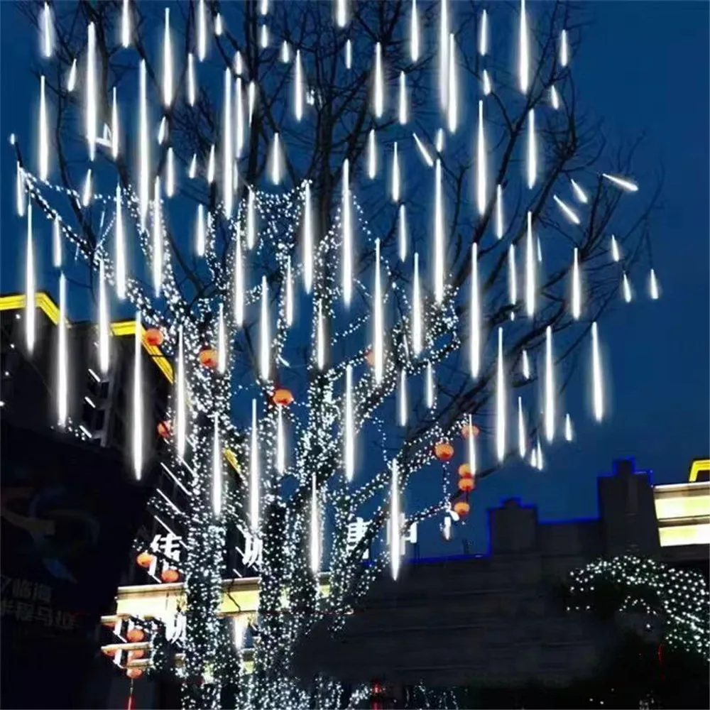 

Многоцветная светодиодная гирлянда «метеоритный дождь» LOUCUNGAN, 8/16/24/32 трубок, 30 см/50 см