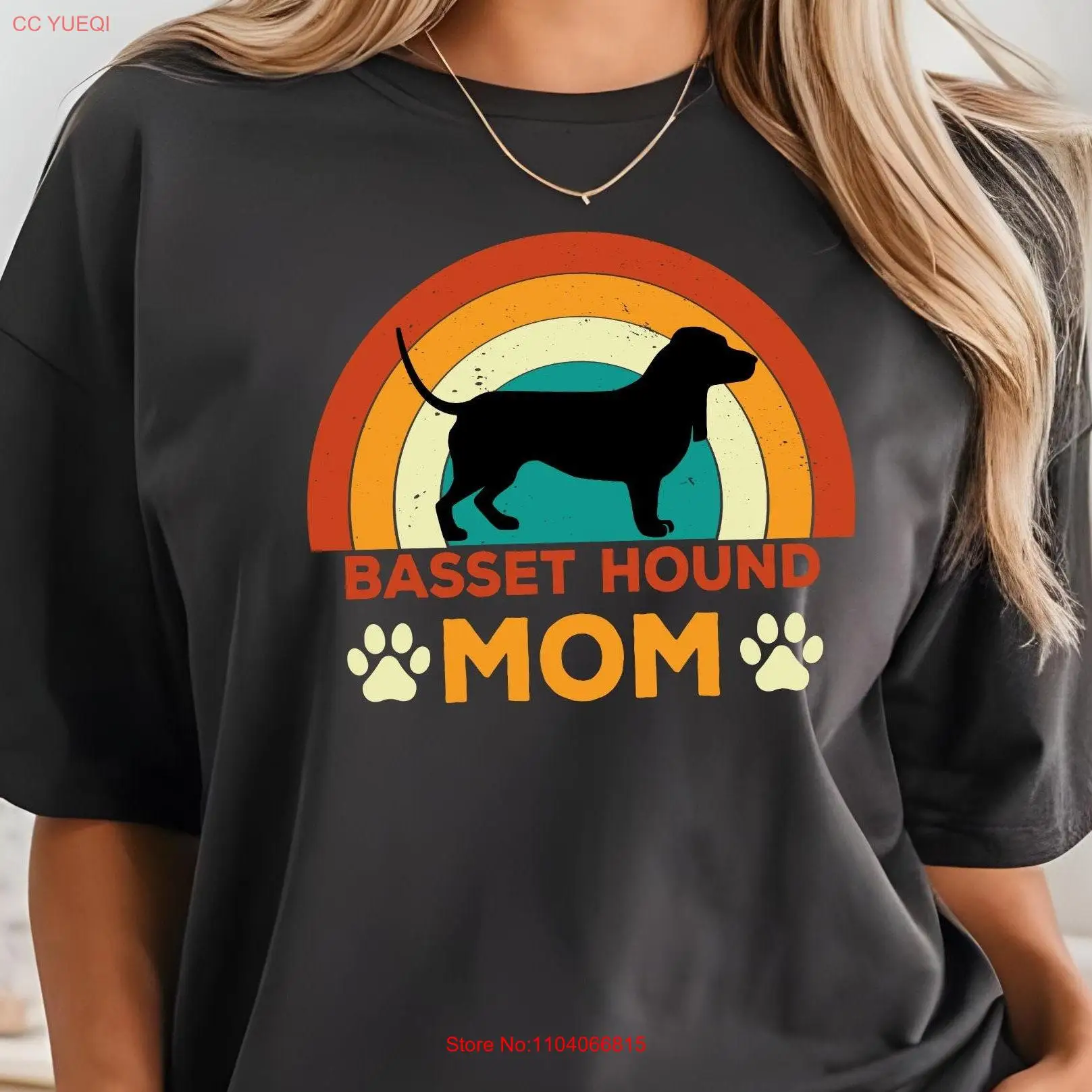 Футболка Basset Hound для друга собаки рождественского собачного клевера унисекс