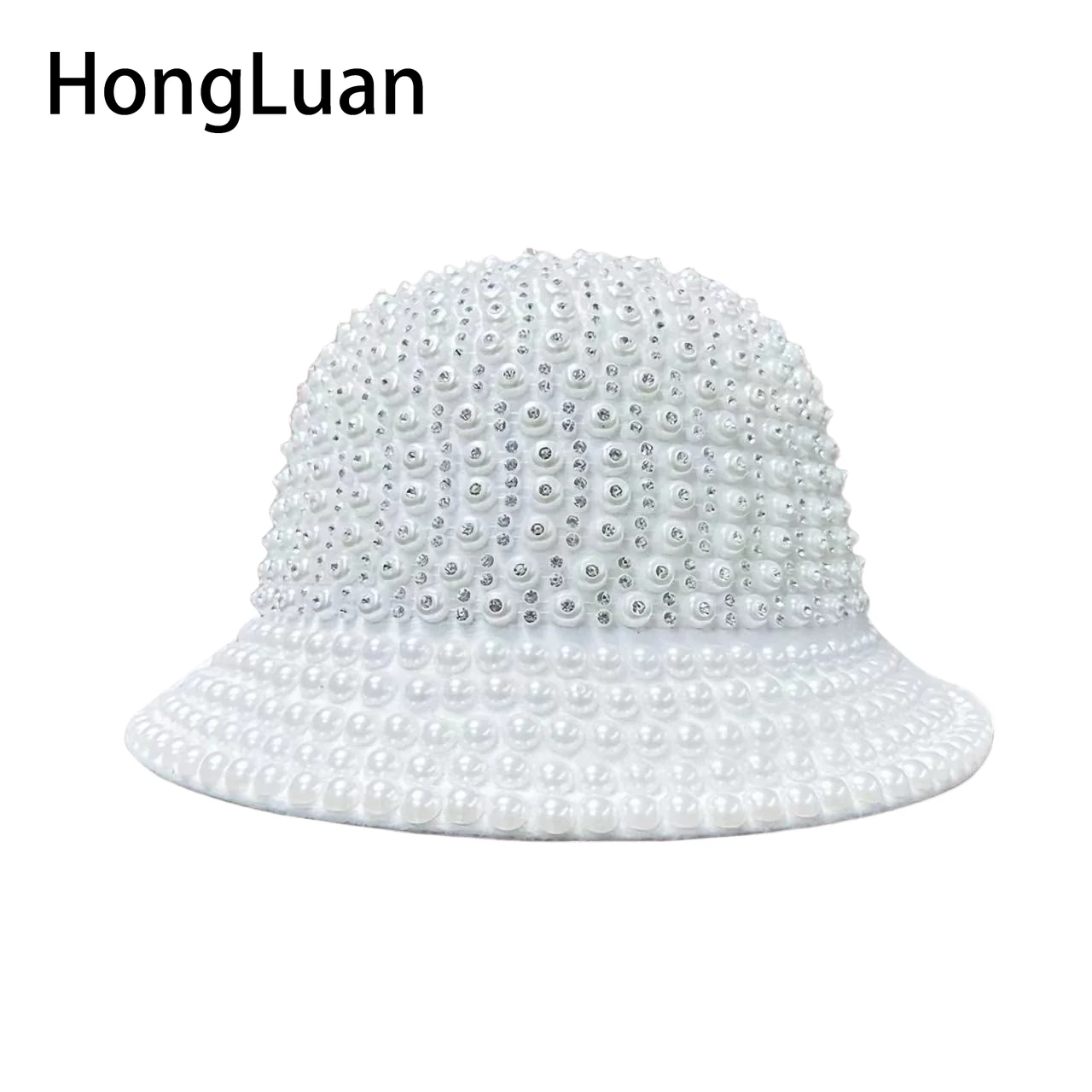Стильная панама с нежным жемчугом повседневная одежда для взрослых вечерние