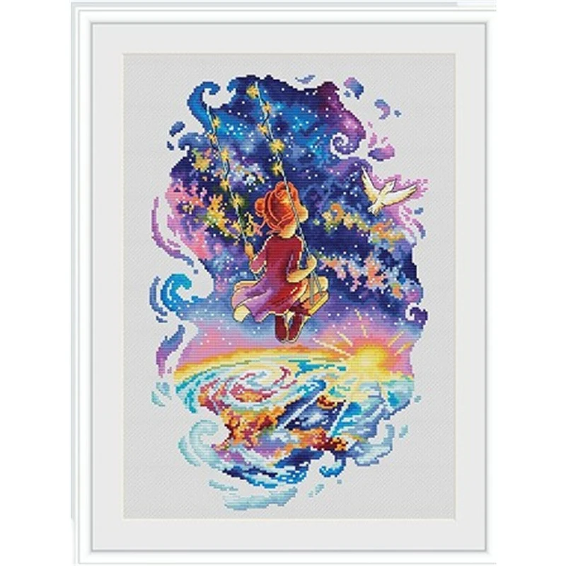 ZZ6429 веселый домашний Набор для вышивки крестиком посылка поздравительные наборы