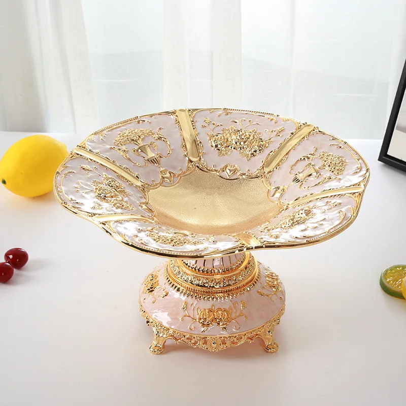 New upscale European home decoration fruit bowl creative personality fashion luxury wedding fruit bowl wedding