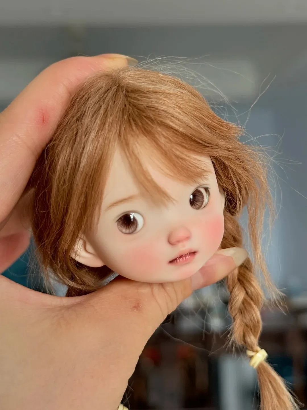 Кукла-ангел для малышей, голова без тела, 16 BJD, для макияжа, K2, высококачественная полимерная смола, для девочек (art.: 3920dc18d357e) - 3920dc18d357e