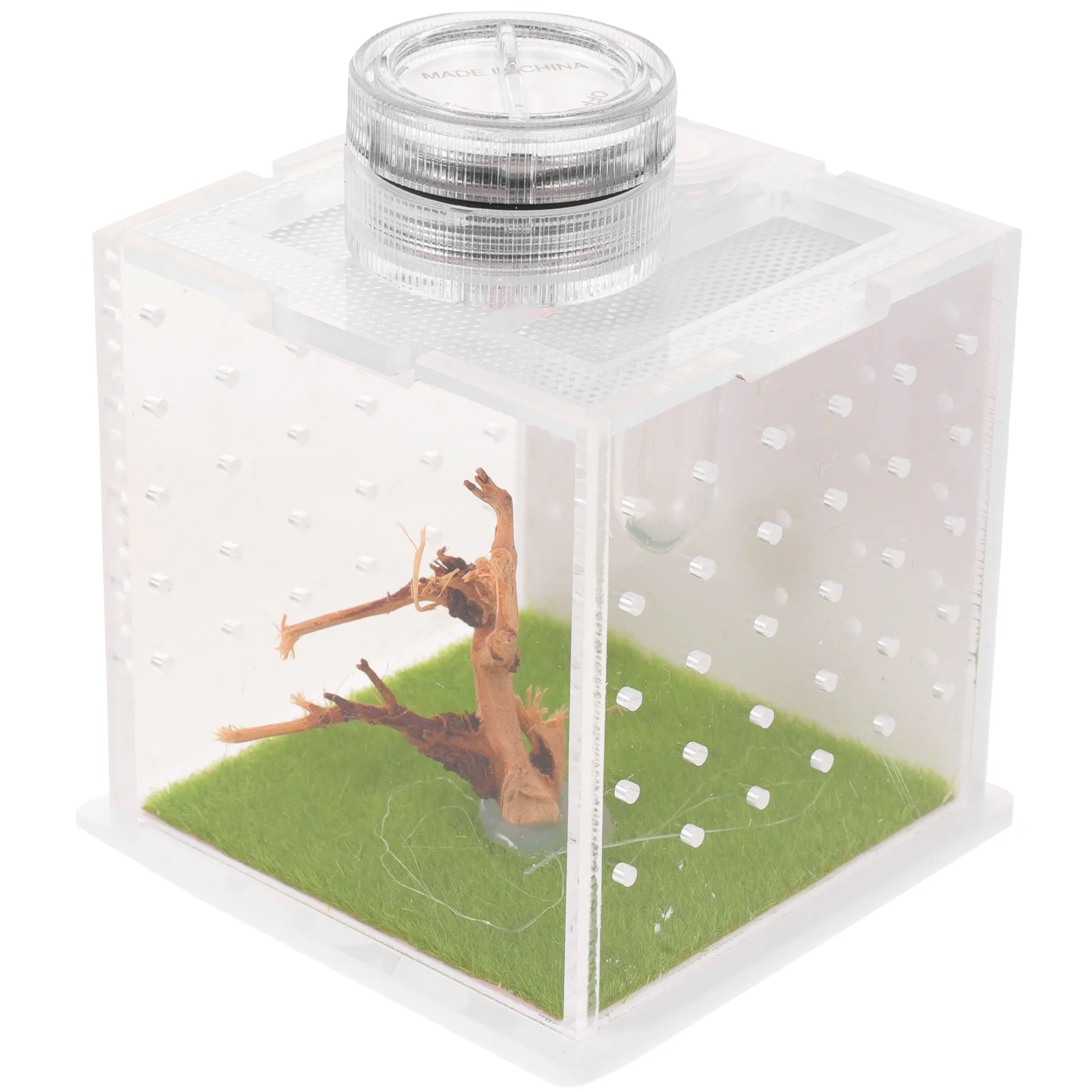 

Spider Box Enclosure Jumping Terrarium Tarantula Carrier Habitat Container Tank Reptile Accessories Tortoise Gecko Frog Snail