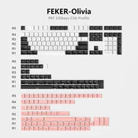 feker 226keys keycap like xda profile gaming key caps csa profile for cherry mx switch gamer mechanical keyboard similar to gmk
