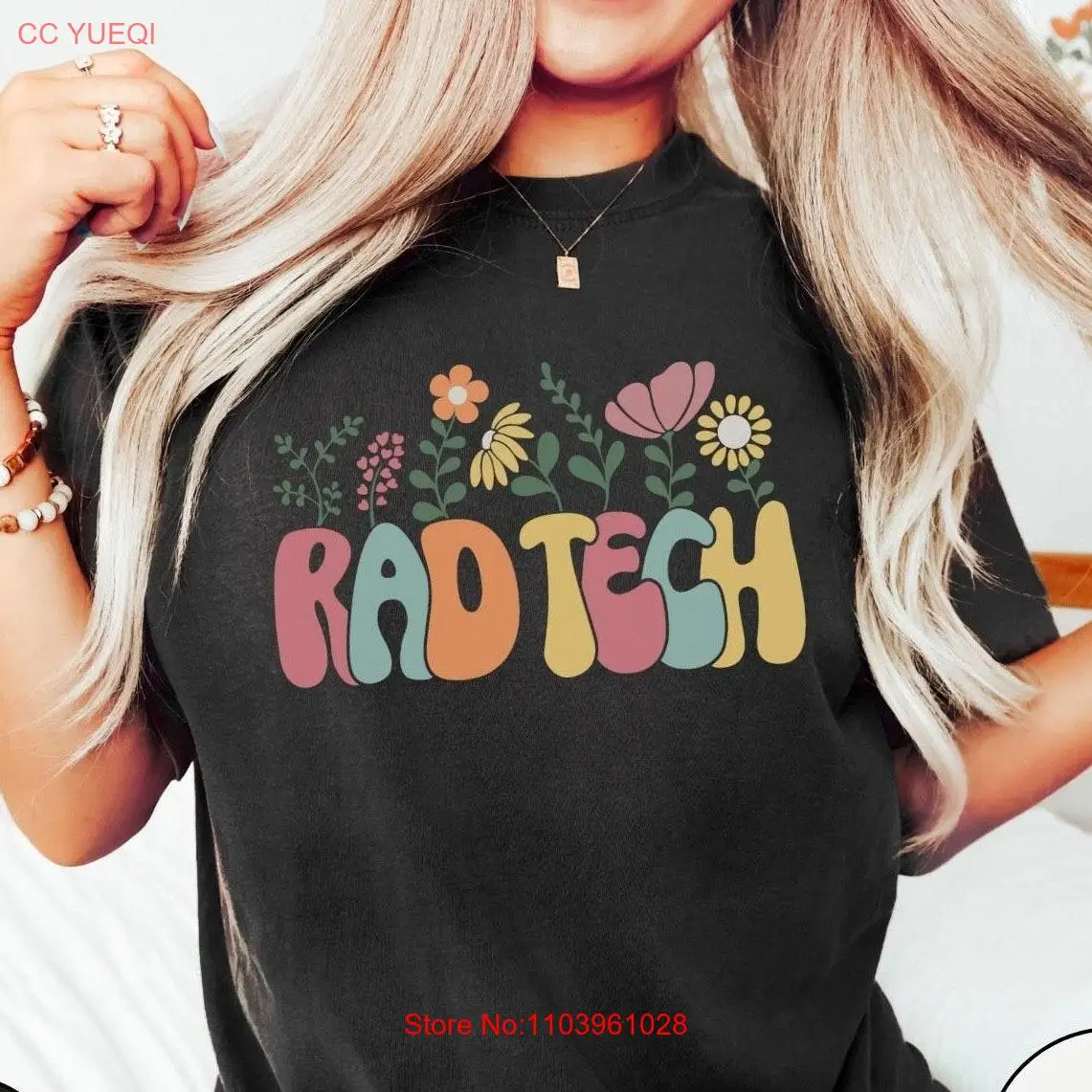 Футболка Comfort Colors Radiology Radiologist RAD Tech Technologist Nursing Student Xray с длинными или короткими