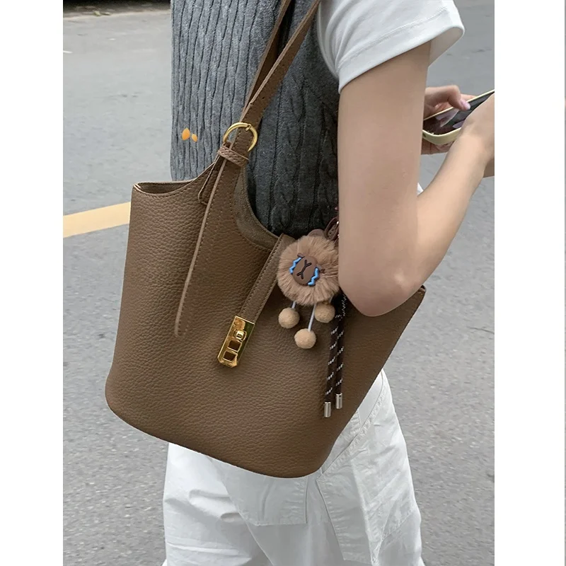 Портативная женская сумка-корзина для овощей новинка 2024 осенне-зимняя