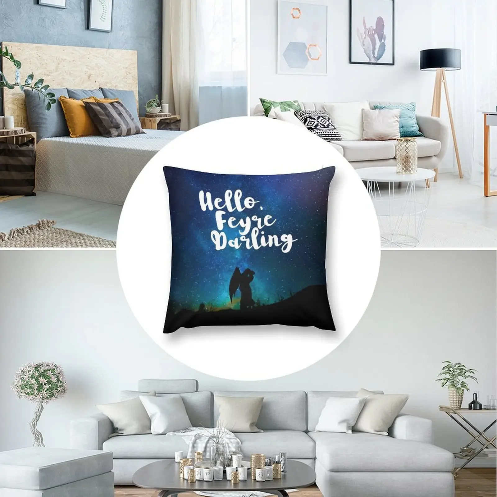Hello Feyre Darling - ACOMAF Набор декоративных подушек для диванных