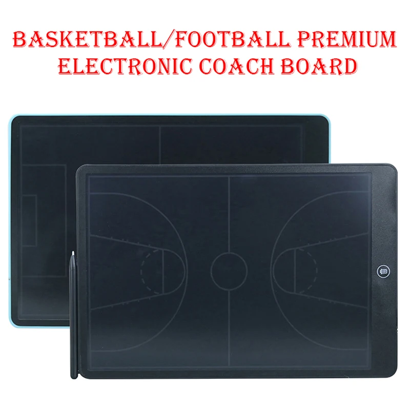 

Электронная тренировочная доска для футбола премиум-класса со стилусом, 15-дюймовый большой ЖК-экран, оборудование для тренировок по футболу и баскетболу