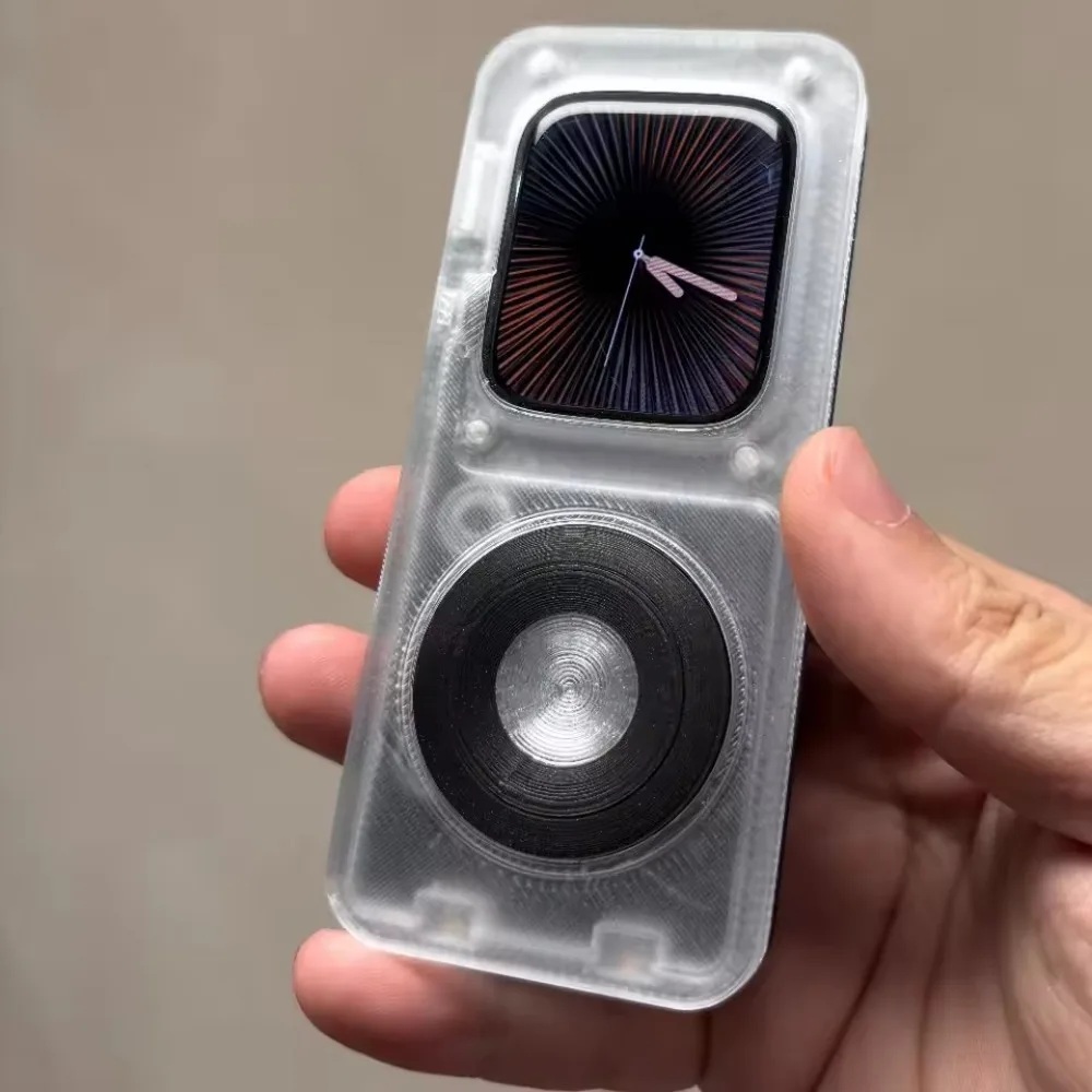 Фото Защитные чехлы для iWatch Pod с 3D-печатью, совместимые с iWatch, расширяют возможности iPod для iWatch 7/8/9/10, для Apple Watch 40/41/42/44/45/46 мм №3