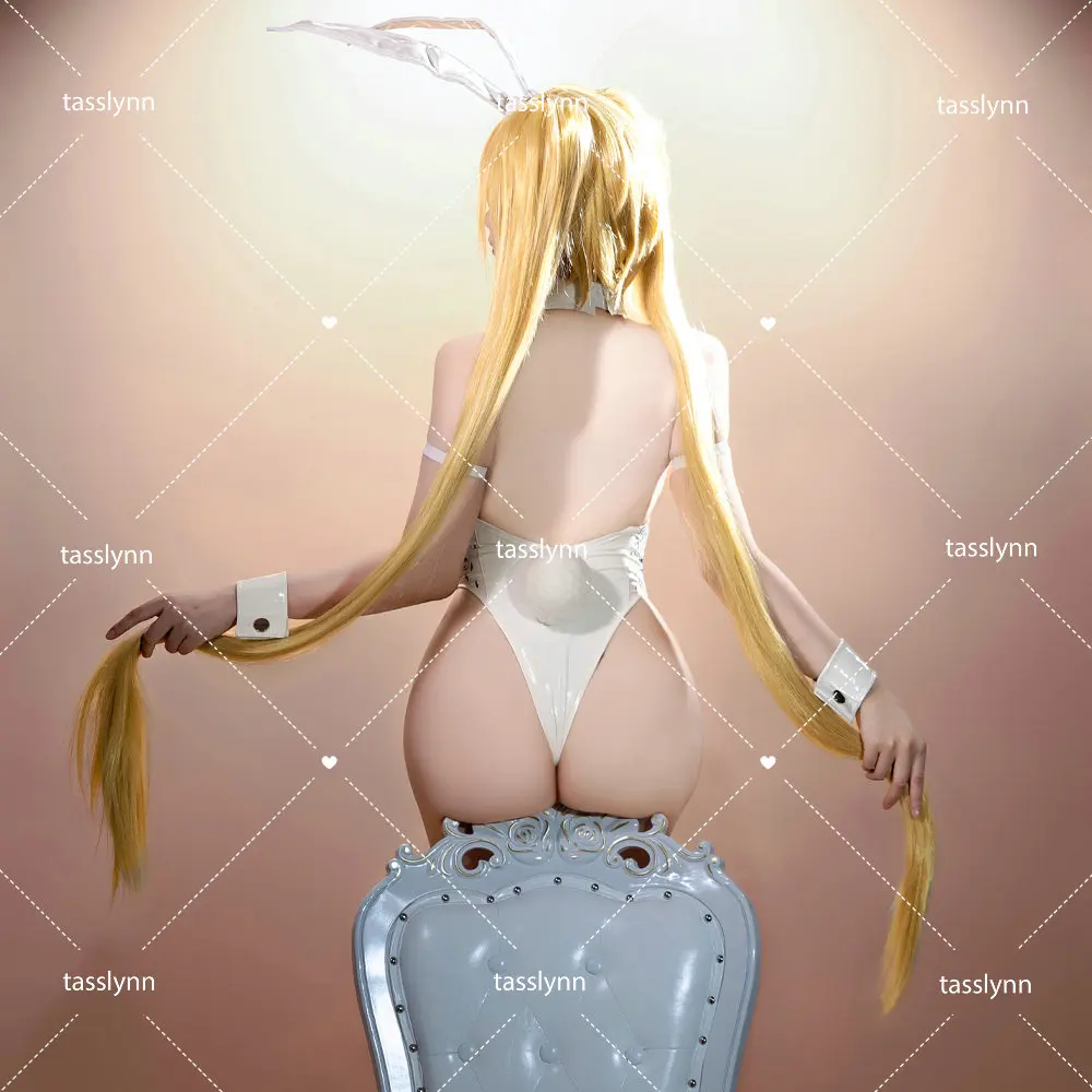 Костюм кролика из лакированной кожи для девочек милая Женская одежда