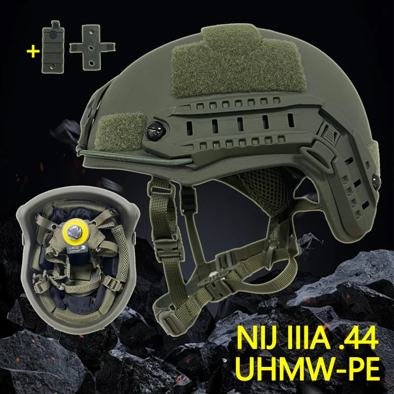 Высококачественный Тактический Пуленепробиваемый Шлем Класса NIJ IIIA