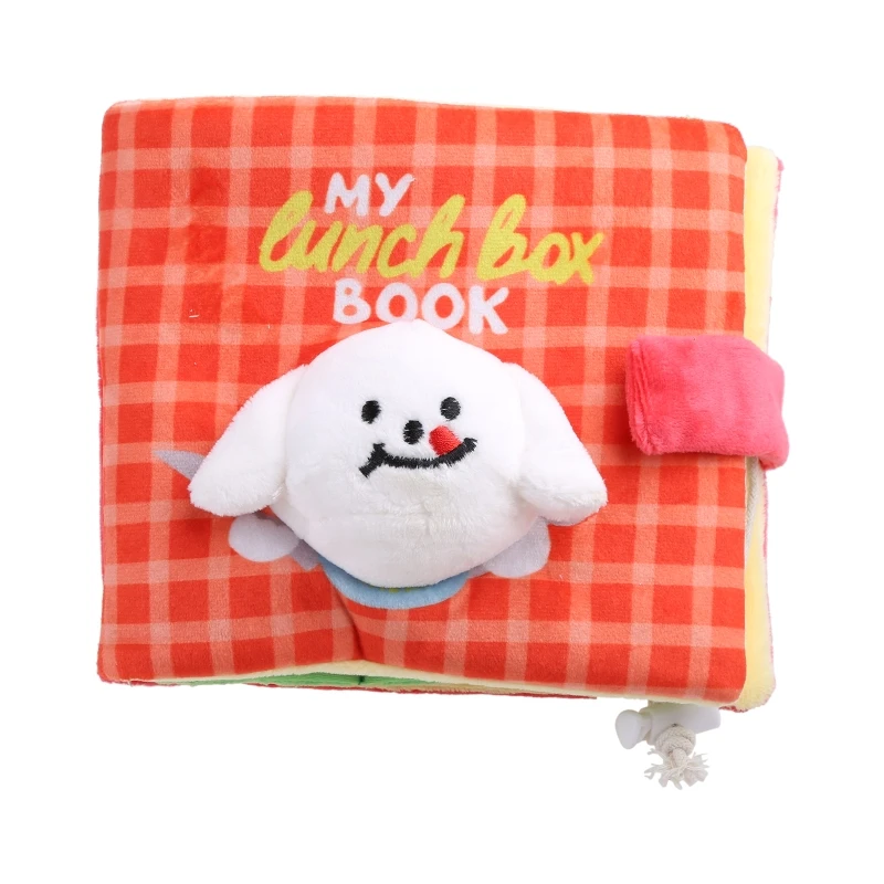 

Dog Toy Dispensing Interactive Puppy Plush Book Stuffed Chew Toys Snuffle Pad