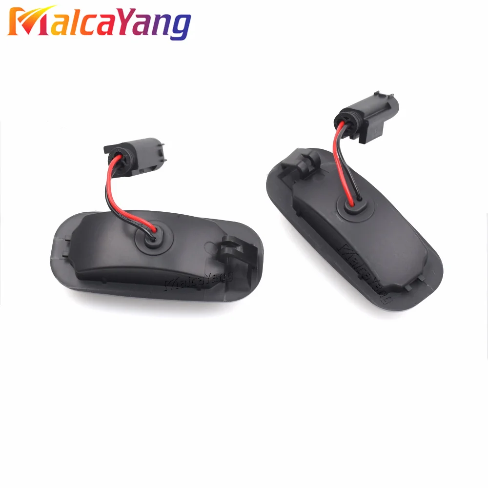 2 шт. динамический светодиодный боковой габаритный фонарь указателя поворота для