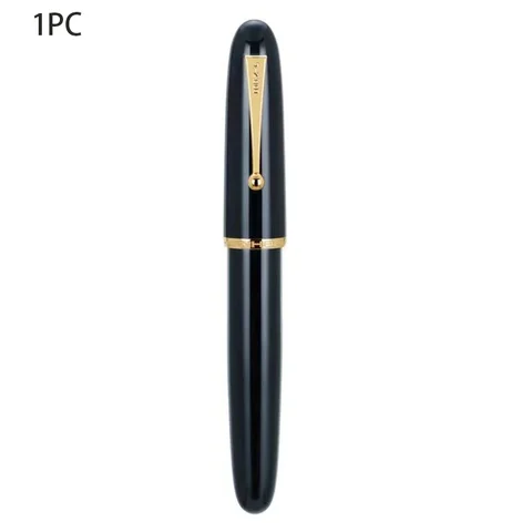 Перьевая ручка JinHao 9019, акриловая прозрачная Вращающаяся ручка, Канцтовары с наконечником 40 мм, офисные и школьные принадлежности, конвертер чернил большой емкости