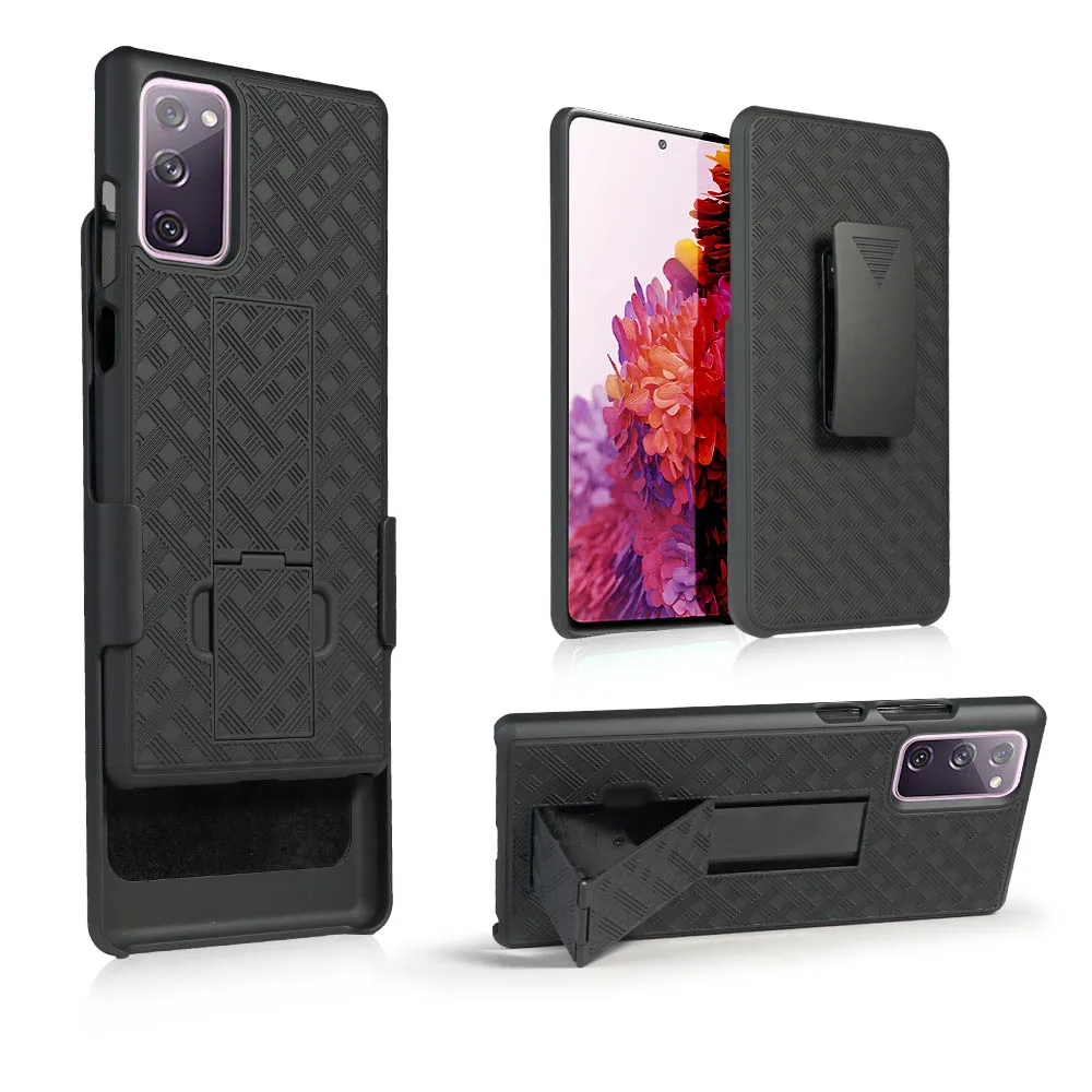 

2in1 Sport Hybrid Shell Holster Combo Case Kickstand Waist Belt Clip Cover for Samsung Galaxy S9 S10 S20 S21 S22 S23 Note 20