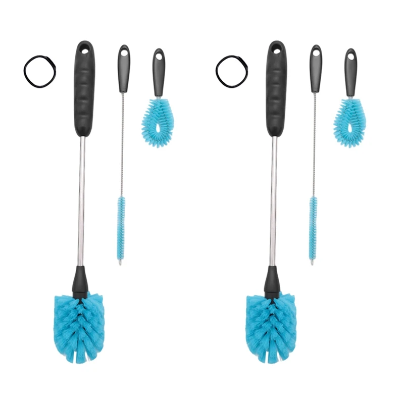 

2X Stainless Steel Water Bottle Cleaning Brush Set,Long Handle Bottle Cleaner Set, Built For Narrow Neck Bottles