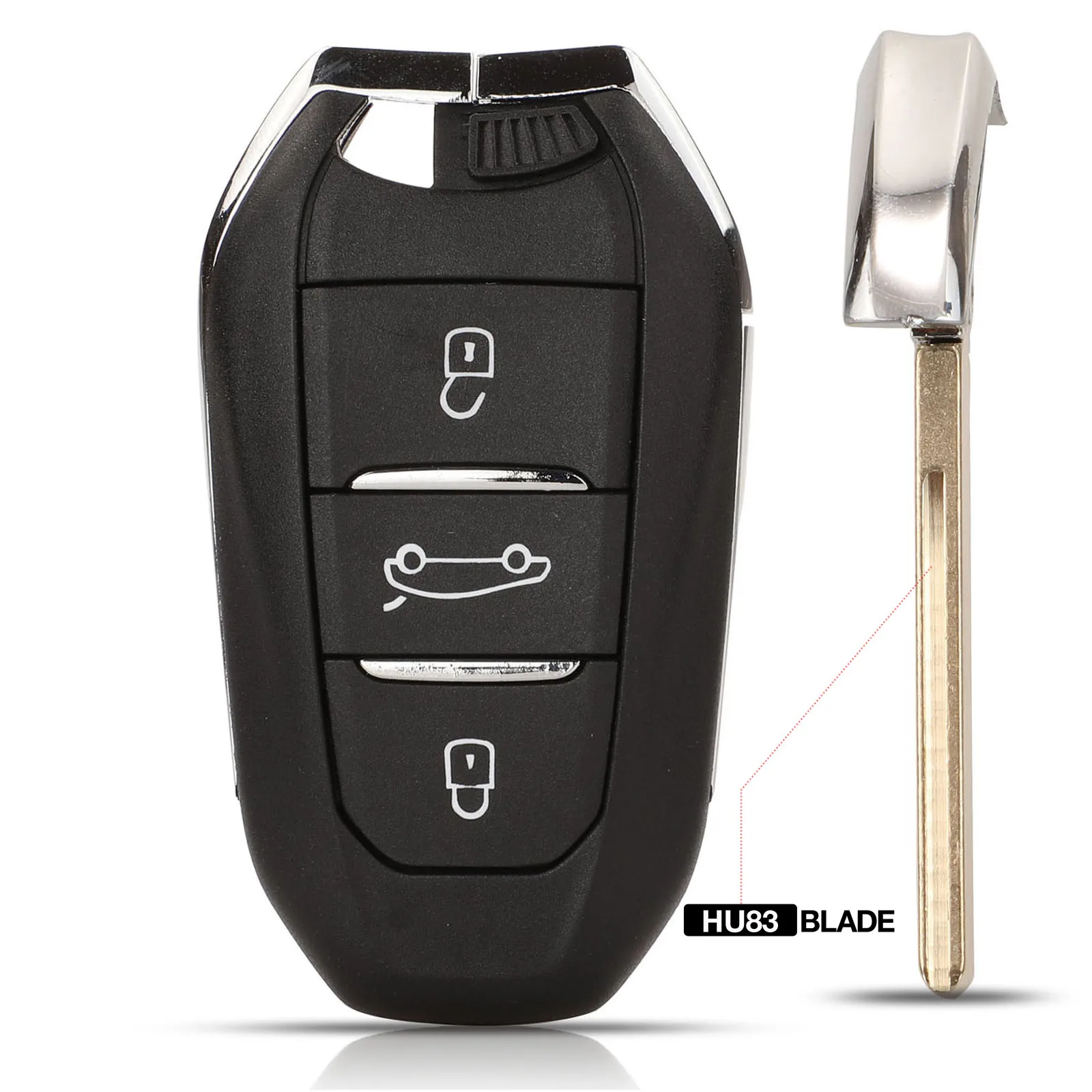 

Корпус Дистанционного Ключа Jingyuqin Для Peugeot 308 3008 4008 5008 508 Expert Citroen Picasso C4 DS4 DS5ls DS6 DS7 VA2 HU83...