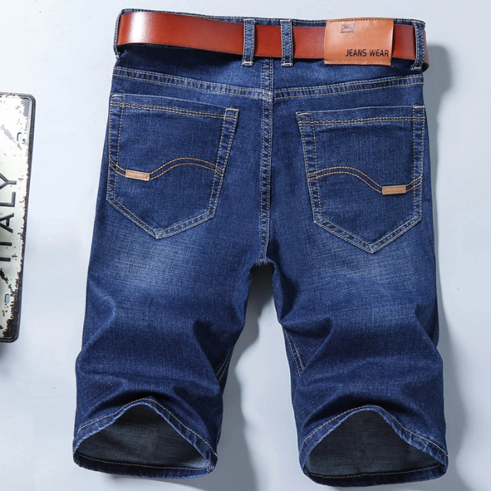 

Summer Thin Men's Denim Shorts Men's Casual Jeans Men's Loose Straight-leg Breeches Short Pants