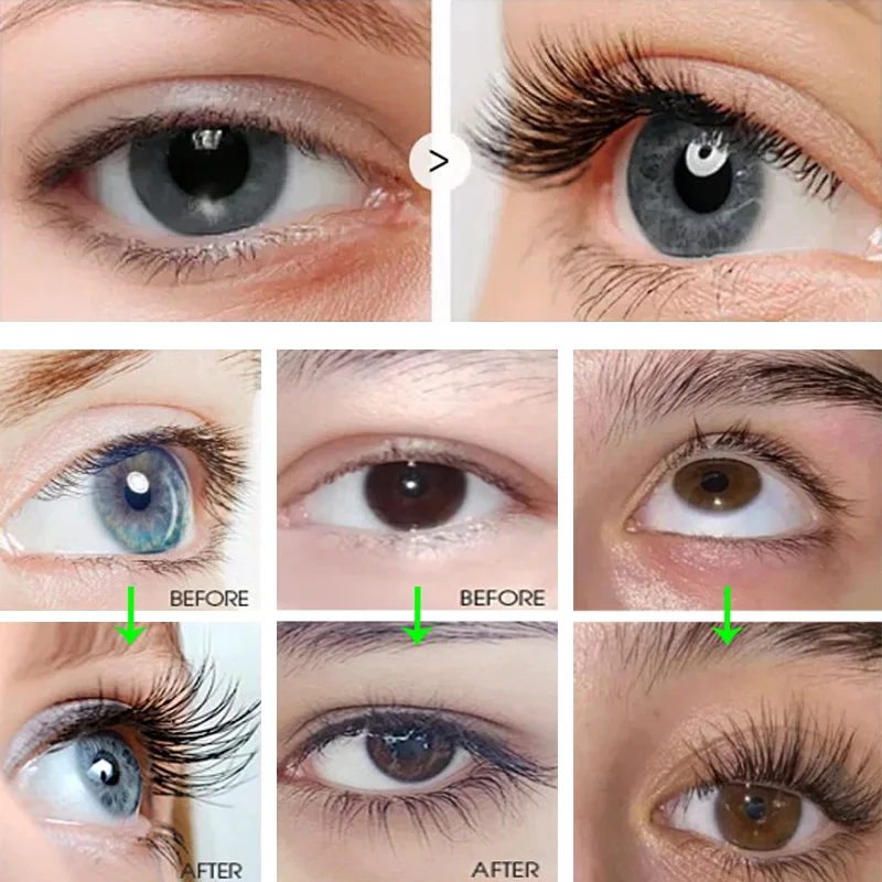 Сыворотка для быстрого роста ресниц 7 дней сильный макияж наращивания утолщение