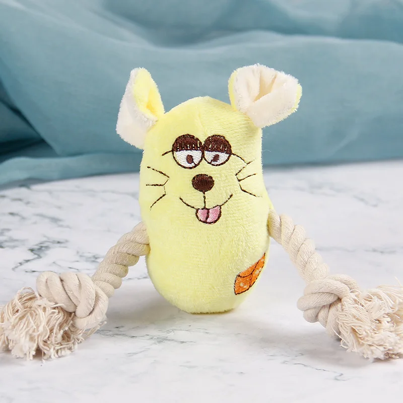 

Animal Rabbit Durable Squeaky Sound Toys Soft Plush Mouse Pet Toys For Cat Dog Toy Dogs Chew Squeak Toys Interesting Fleece Toys