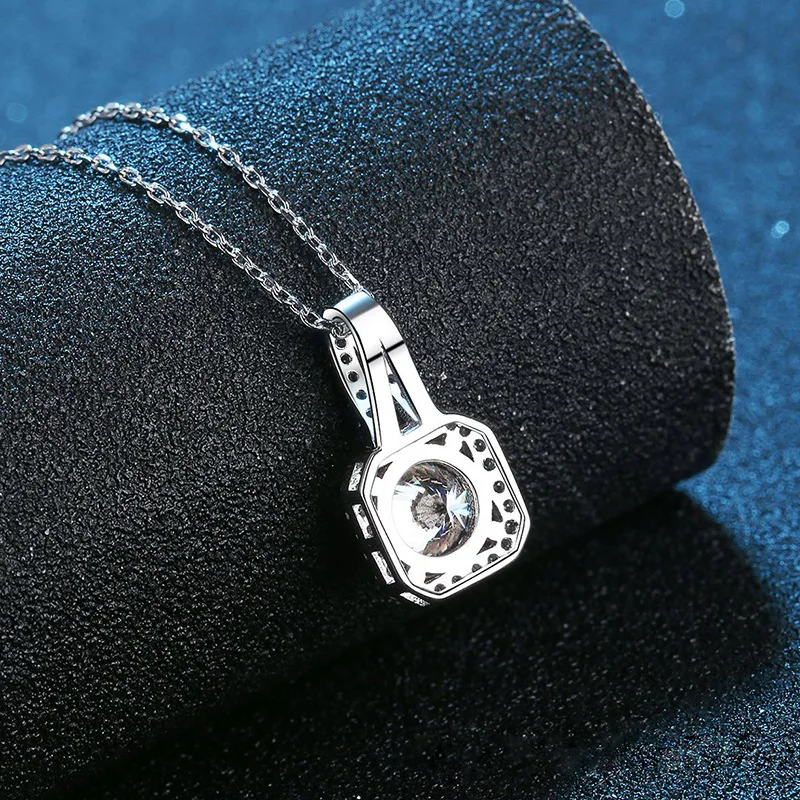 Роскошные ювелирные изделия pt950 Платина 1 карат D цветной квадрат мосонит