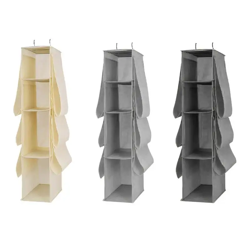 

Wardrobe Handbag Organizer Wardrobe Handbag Storage Holder Closet Tote Bag Purse Storage Holder With 4 Shelves Home Organization