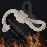 10pcs wire lighter cotton core wick kerosene oil lighter accessories replacement for petrol lighter fire starter bul e2q8