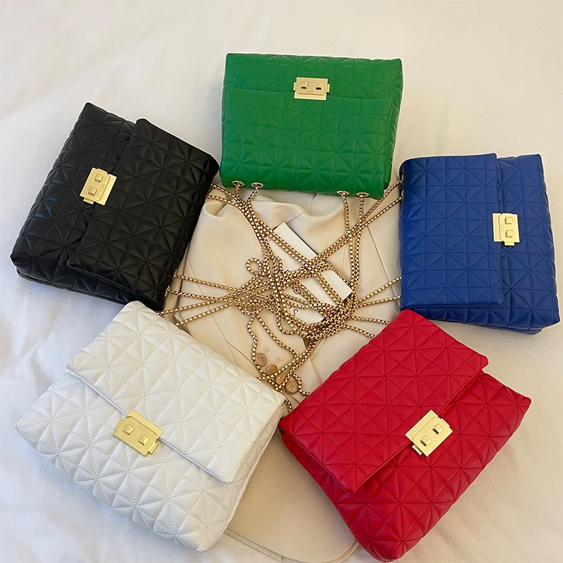 New Arrive Chain Shoulder Bags Travel Bags Leather  for Women Women 2023 New Summer Fashion Chain Shoulder Purses for Sale