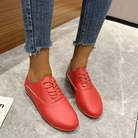 women flats sweet lace up loafers round toe shoes woman spring autumn lady casual shoes white shoes woman sneakers
