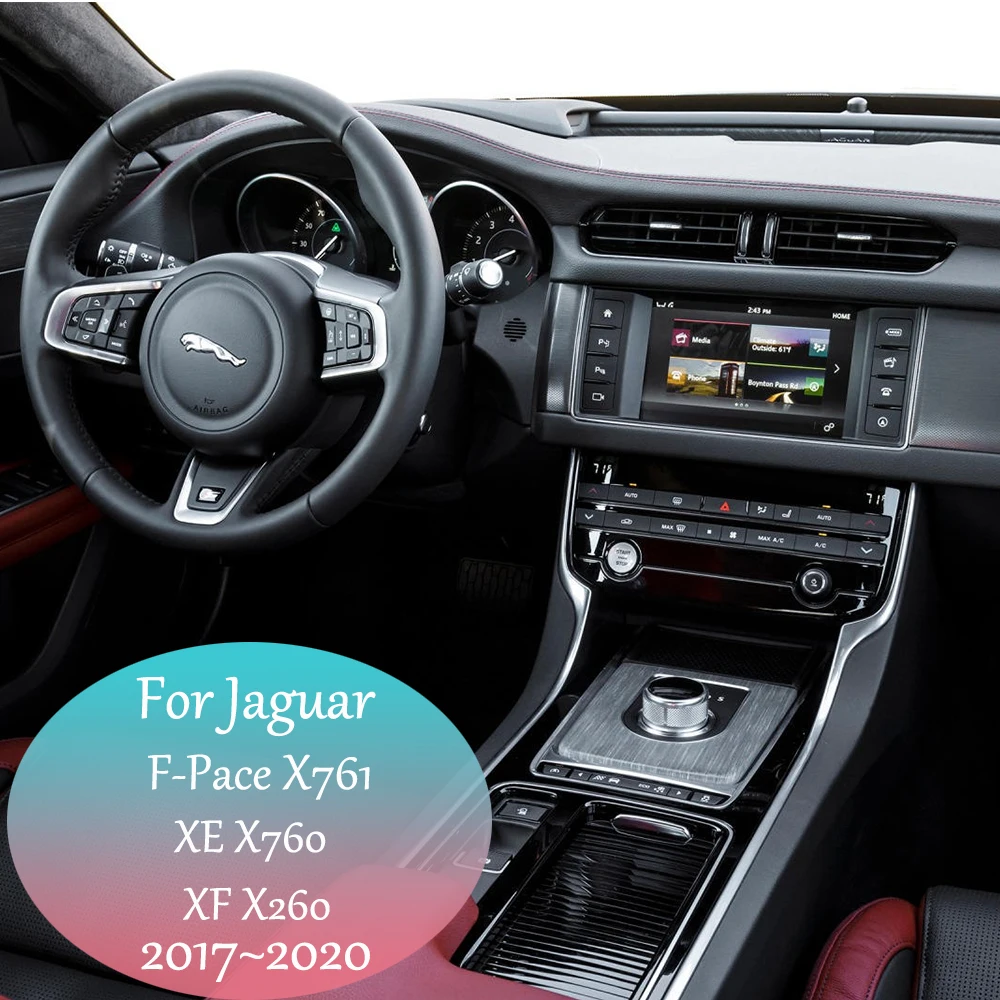 Автомобильная магнитная Беспроводная зарядка 15 Вт для Jaguar F-Pace X761 XE X760 XF X260 2017 ~ 2020