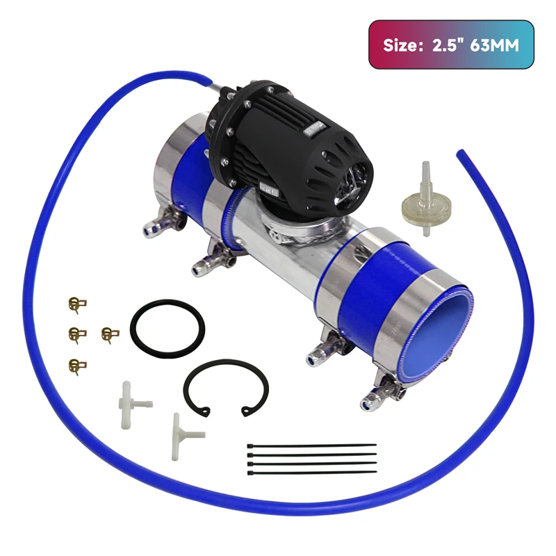 

Universal Adjustable 25PSI Turbo Blow Off Valve & 2.5" Flange Mount Pipe Kit