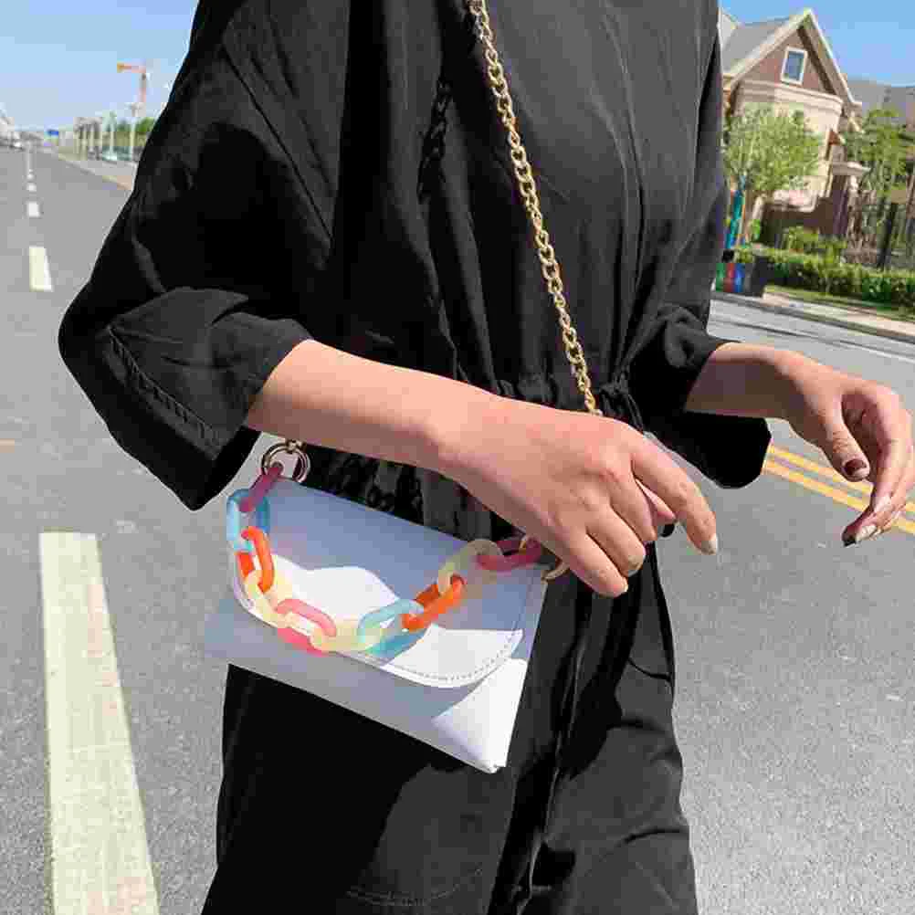 

1Pc Graceful Fashion Pretty Chic Handbag Shopping Bag Chain Bag Shoulder Bag Storage Bag for Ladies