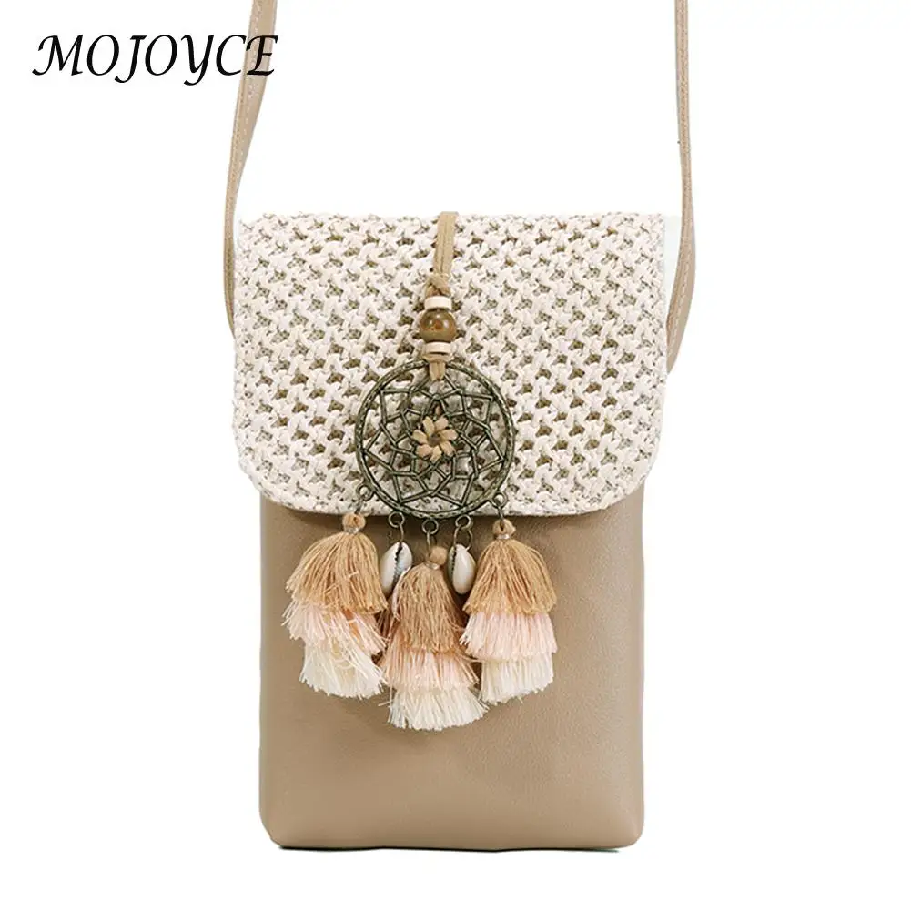 

Женская плетеная Сумка через плечо в этническом стиле