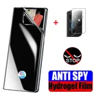 Антишпионская Гидрогелевая пленка для Samsung Galaxy S21 S20 S10 Note 10 9 Plus S20 Note 20 Ultra S9 S8 S10 Plus, защитные пленки для защиты экрана